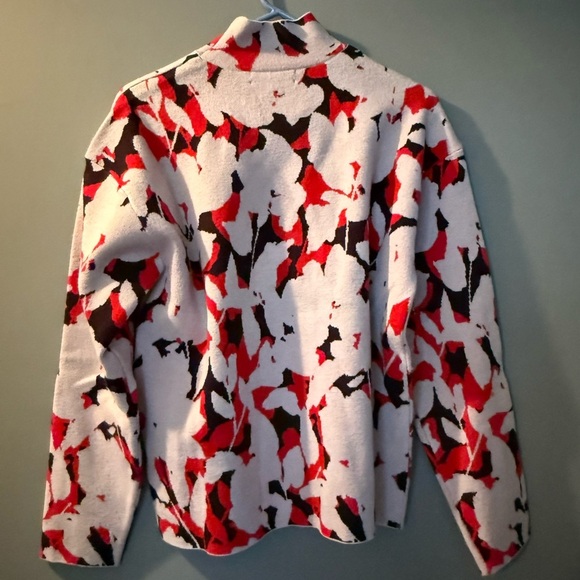 Anthropologie Lizzie Mock Neck Pullover Sweater Floral Womens Sz S 19" PTP - Picture 5 of 6